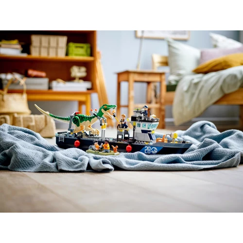 Конструктор LEGO Jurassic World Втеча баріонікса на катері (76942): Кількість деталей, шт. 308