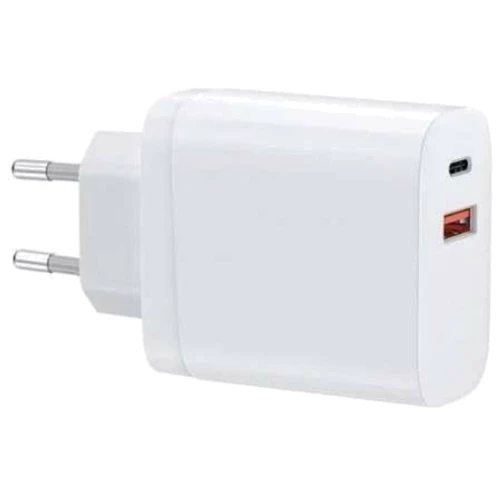 Зарядний пристрій WIWU Wall Charger USB+USB-C PD+QC 20W White (RY-U20-A)