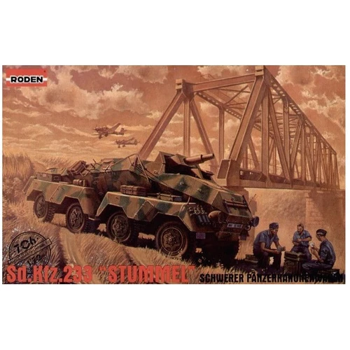 Модель Roden Бронеавтомобіль Sd.Kfz. 233 Stummel (RN706): Виробник RODEN