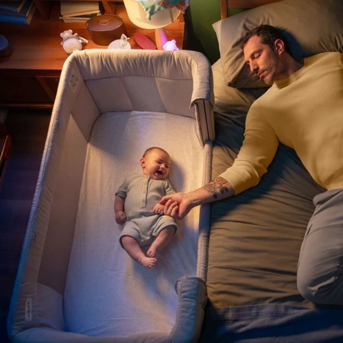 Ліжечко дитяче 3 в 1 Chicco Next2Me Forever сіре (79650.27): Матеріал пластик