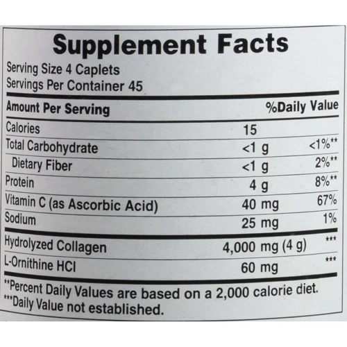 Puritan's Pride Hydrolyzed Collagen 1000 mg 180 caps: Стать унісекс