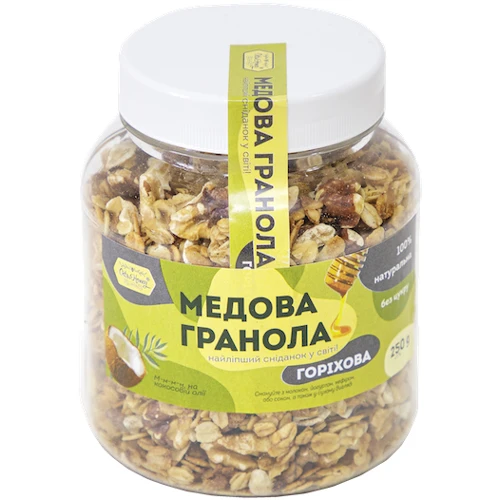 Гранола Oats&Honey Ореховая 250 г (4820013332891): Вес нетто 250 г