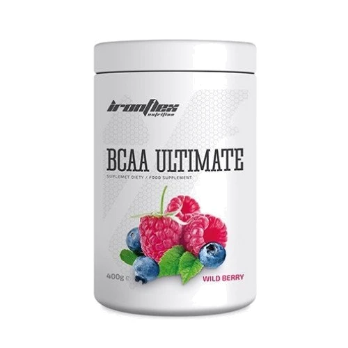 Аминокислота для спорта IronFlex Nutrition BCAA Ultimate Instant 400 g /40 servings/ Wild Berry