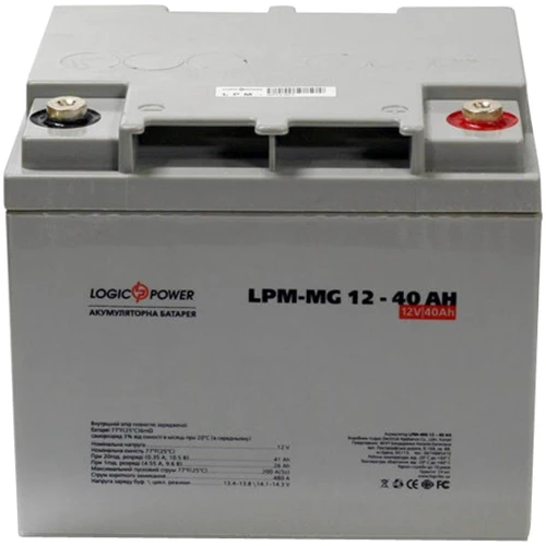 LogicPower LPM MG 12В 40Ач (3874): Тип Аккумулятор