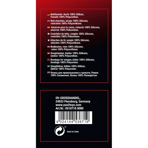 Бондажный набор Orion Bad Kitty Naughty Toys Bed Shackles