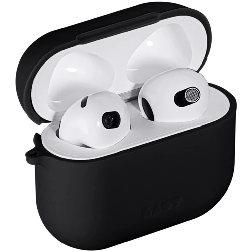 Чехол для наушников LAUT POD with Belt Black (L_AP4_POD_BK) for Apple AirPods 3 фото 3