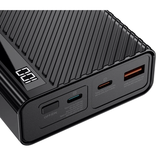 Зовнішній акумулятор Lynxer Power Bank 22500mAh PD+ QC 65W Black (5904496001594)