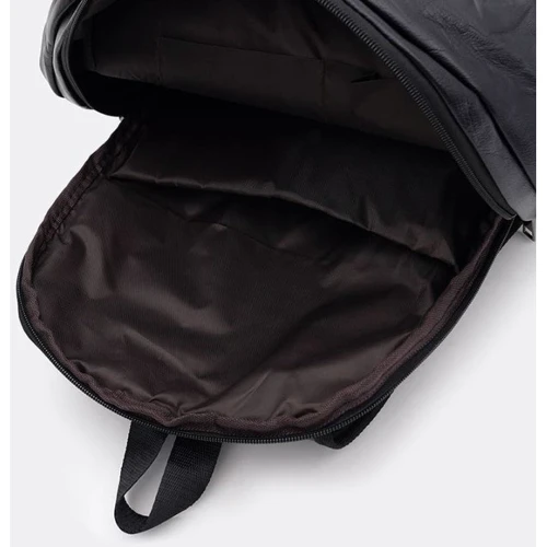 Мужской рюкзак Monsen черный (C1PI882bl-black): Фактура Матовая, Гладкая