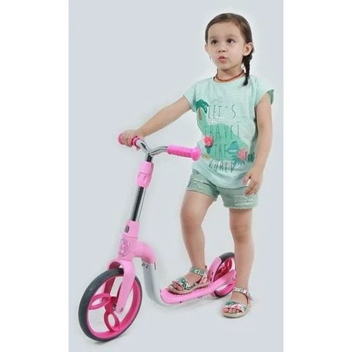 Беговел-самокат AEST B02 2 in 1 Розовый (B02-Pink): Тип тормоза ножной