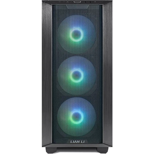Корпус Lian Li Lancool III RGB Black (G99.LAN3RX.00): Материал передней панели метал