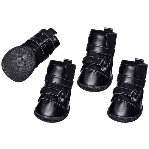 Ботинки Flamingo Xtreme Boots для собак комплект XS 4 шт. 4.5х3.8 см черные (43324)