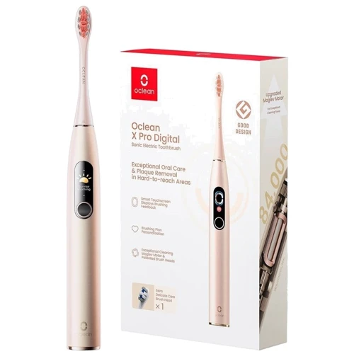 Зубная щетка Oclean X Pro Digital Electric Toothbrush Champagne Gold (6970810552553) фото 6
