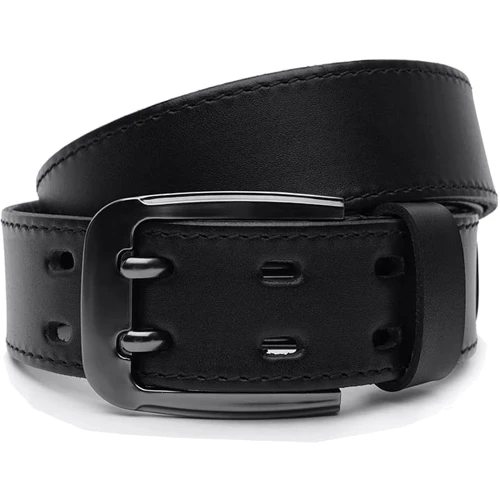 Мужской ремень Borsa Leather черная (V1125FX25-black)