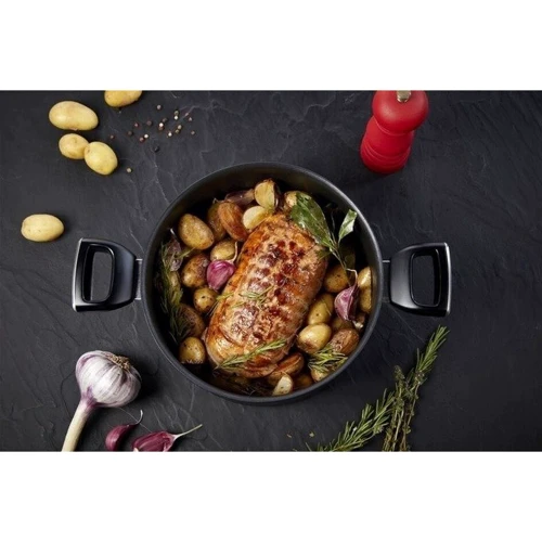 Каструля Tefal Unlimited з кришкою 24 см 5.3 л (G2554672): Форма Круглая