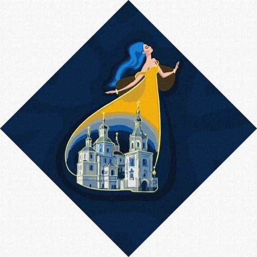Картини за номерами Ідейка Берегиня Сум 30х30 см (KHO4931)