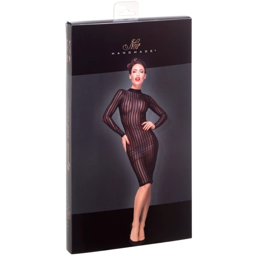 Платье Noir Handmade F182 Classic dress made of elastic tulle Вlack, S