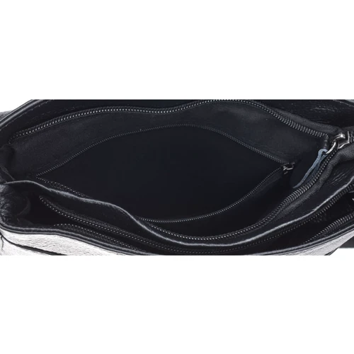 Мужская сумка планшет Borsa Leather черная (1t8870-black): Материал Натуральная кожа