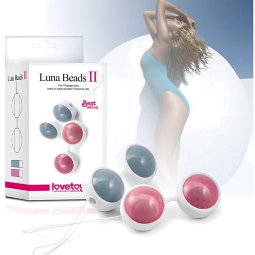 Вагинальные шарики LOVETOY Kegel Ball, Blue