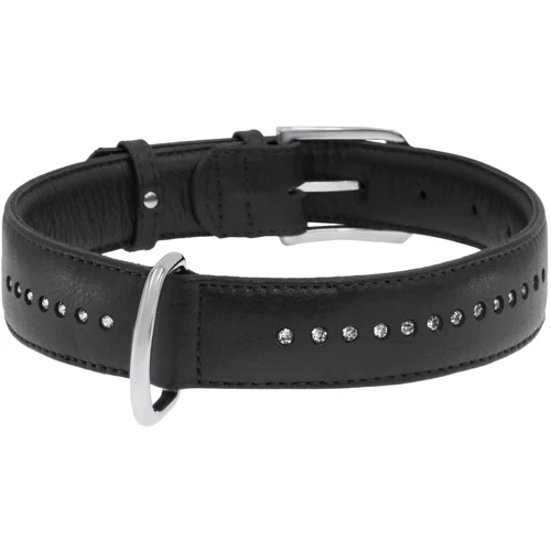 Нашийник WAUDOG Glamour зі стразами 15 мм 27-36 см чорний (38741): Виробник WAUDOG