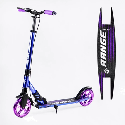 Двухколесный самокат Skyper Range Dark blue and violet (114620): Количество колес 2