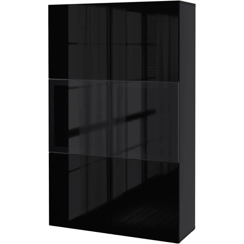 Книжкова шафа ІКЕА BESTÅ Selsviken 120х42х193 см (390.594.57)