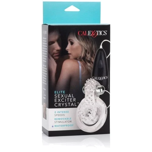 Виброкольцо Elite Sexual Exciter Crystal