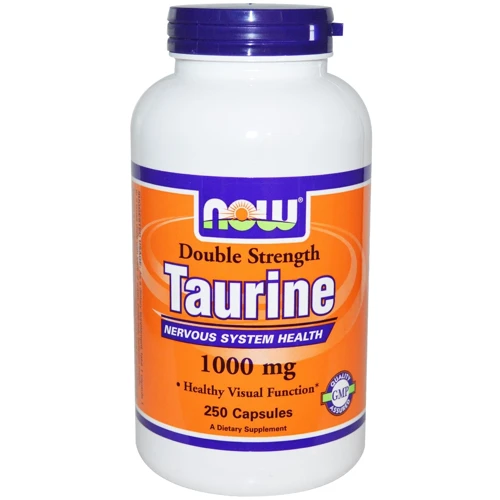 Аминокислоты (таурин) Now Taurine Double Strength 1000 mg Veg Capsules 250 caps