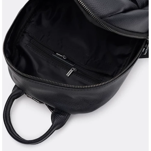 Женский рюкзак Ricco Grande черный (K18166bl-black): Фактура Матовая, Зернистая