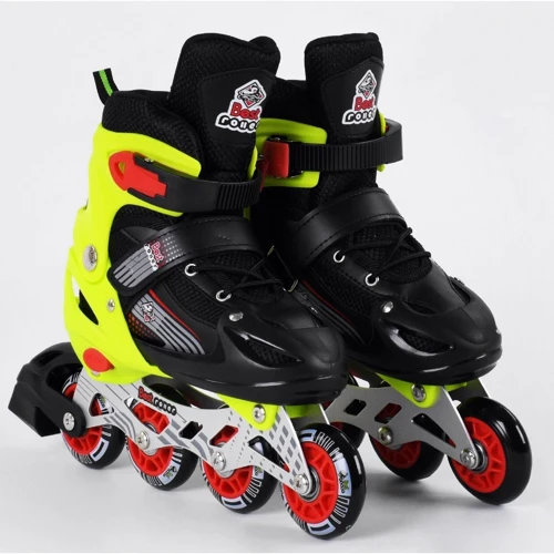 Роликовые коньки Best Roller Black-Light green (98909)