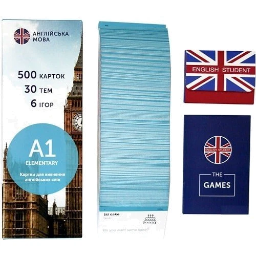 Elementary А1. Картки для вивчення англійських слів: Производитель English Student