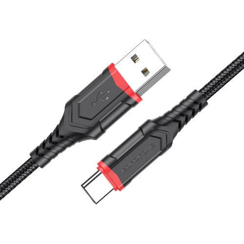 Кабель Borofone USB Cable to USB-C 1m Black (BX67)