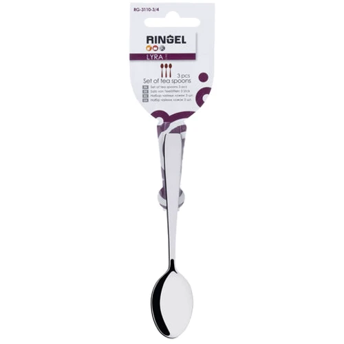 Набор чайных ложек RINGEL Lyra 3шт на блистере (RG-3110-3/4)