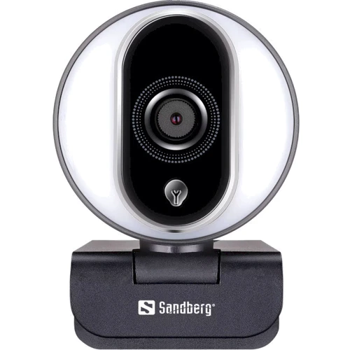 Sandberg Streamer Webcam Pro Full HD Autofocus Ring Light (134-12): Кріплення / установка Прищепка