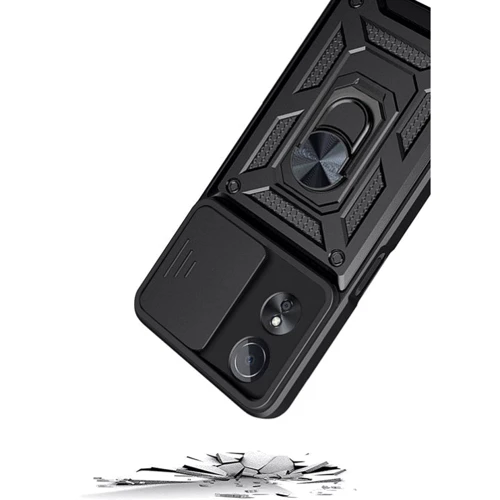 Аксессуар для смартфона BeCover Military Black for Oppo A17 (709113): Материал силикон