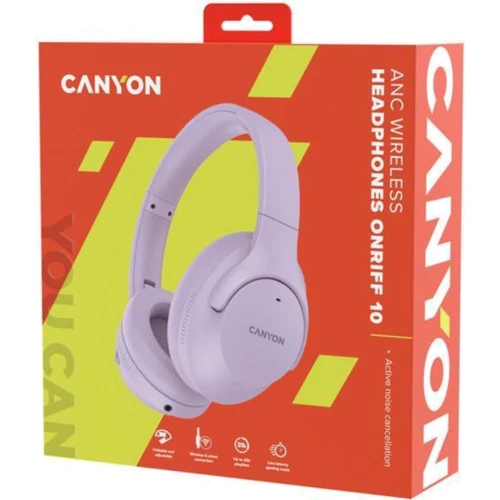 Наушники Canyon OnRiff 10 ANC Purple (CNS-CBTHS10PU) фото 5