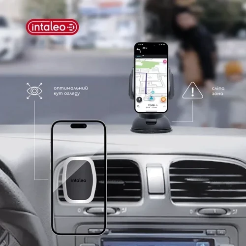 Держатель Intaleo Car Holder Magnetic Silver (CM05GG) фото 5