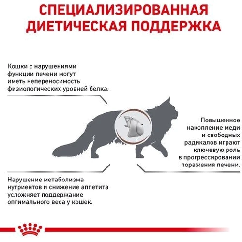 Сухий корм для котів Royal Canin Hepatic при захворюваннях печінки 2 кг (401202091): Вік дорослі