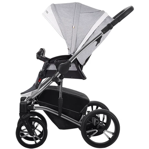 Детская коляска 2 в 1 Bebetto Tito Premium Dark 01 (503.31.20.D01): Возможность установки люльки нет