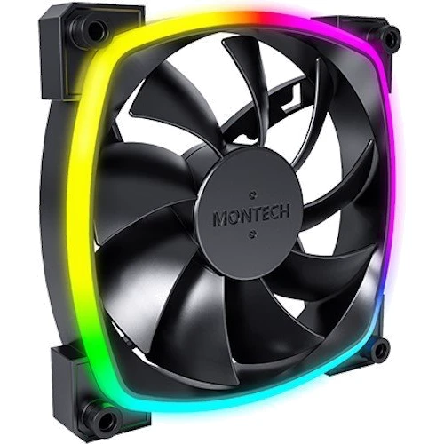 Кулер Montech AX120 PWM 3 in 1 Black: Уровень шума, dB 27