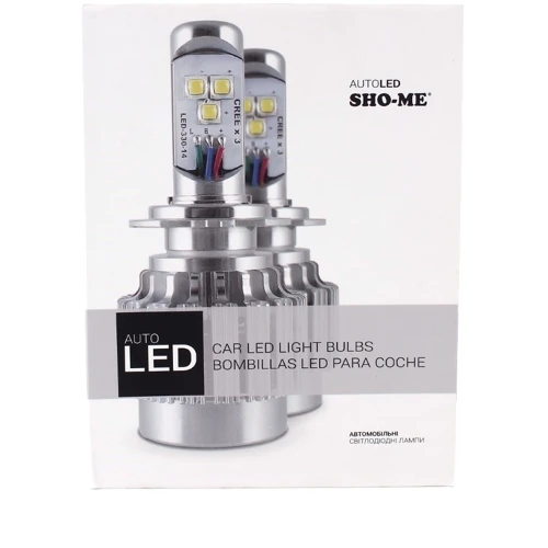 LED лампа Sho-Me G1.6 H1 6000K 30W: Головне світло Противотуманная, Дальнє світло, Ближнє світло