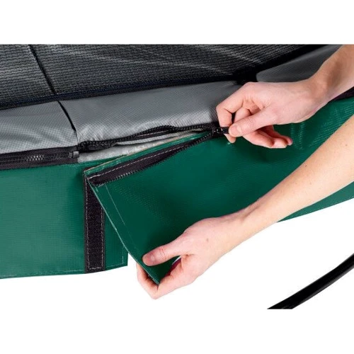Батут EXIT Elegant Premium 366 cm green з сіткою безпеки Deluxe для дітей і дорослих фото 7