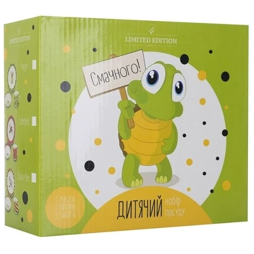 Набор детский на 1 персону из 3 предметов Limited Edition Froggy (C149)