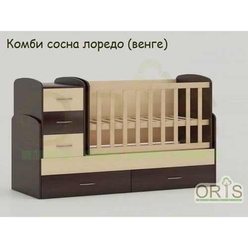 Дитяче ліжко-трансформер Oris Maya (033): Тип ліжечко-трансформер