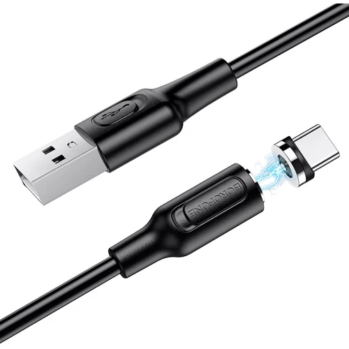 Кабель Borofone USB Cable to USB-C Amiable 1m Black (BX41)