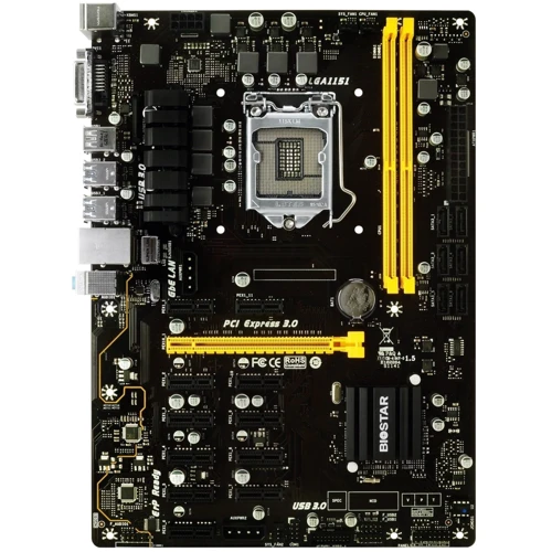 Biostar TB250-BTC PRO: Оперативная память 2хDDR4 2400 МГц до 32 ГБ