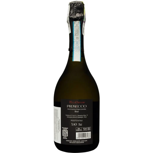 Вино игристое Villa Cornaro Prosecco DOC Brut белое сухое 0.75 л (FSH_8001906997236): Объем, л 0.75