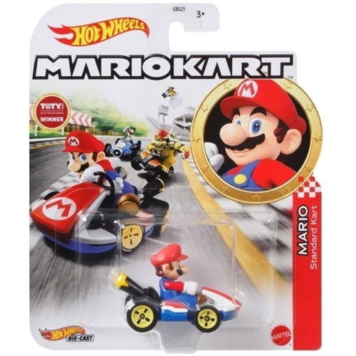 Машинка-герой Hot Wheels Марио по видеоигре Mario Kart (GBG26)
