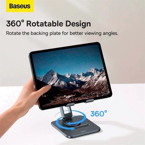 Тримач Baseus Desktop Biaxial Foldable Metal Stand (B10431801811-00) фото 7