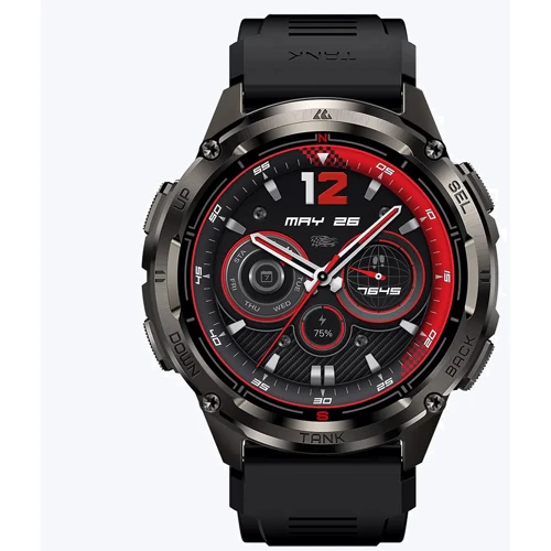 Смарт-годинник Kospet Tank T3 Ultra 2 Black Silicone Basic