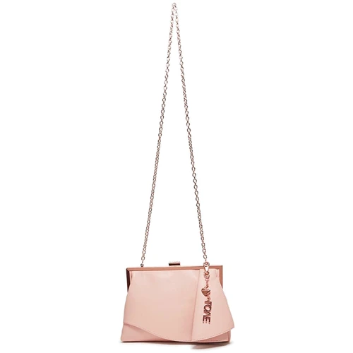 Женская сумка клатч GUESS розовая (885503032112)